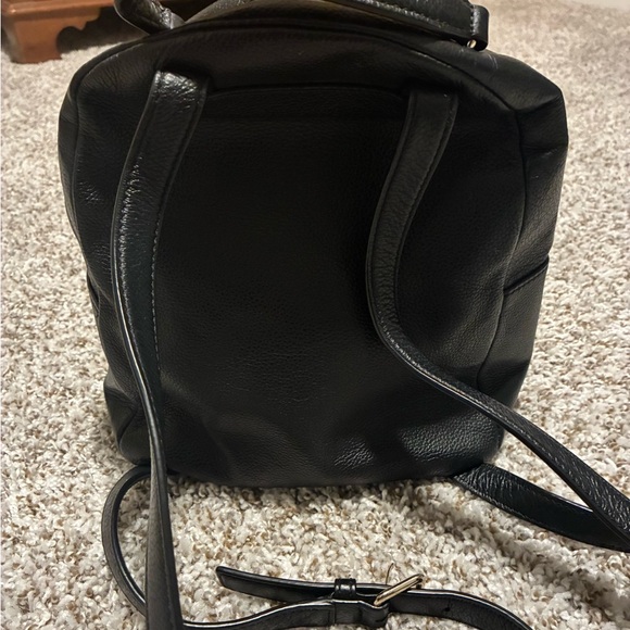 Kate Spade Black Leather Backpack - Picture 2 of 4